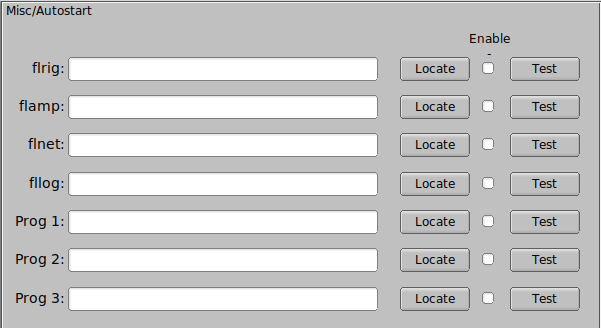 Fldigi Users Manual: Autostart Configuration