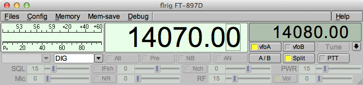 fldigi frequency display